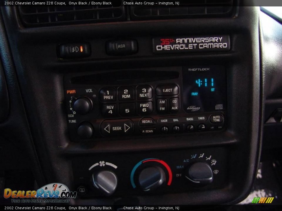 2002 Chevrolet Camaro Z28 Coupe Onyx Black / Ebony Black Photo #25