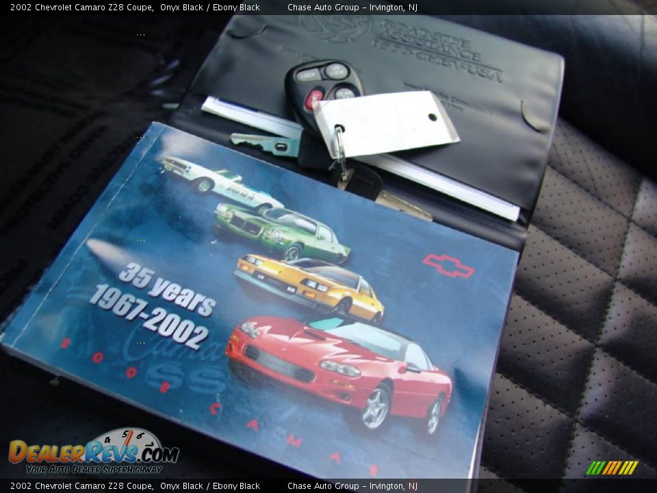 2002 Chevrolet Camaro Z28 Coupe Onyx Black / Ebony Black Photo #27