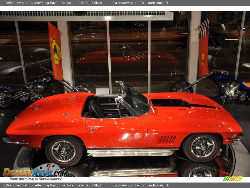 1966 Chevrolet Corvette Sting Ray Convertible Rally Red / Black Photo #40