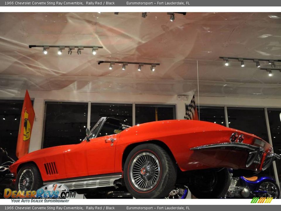 1966 Chevrolet Corvette Sting Ray Convertible Rally Red / Black Photo #42