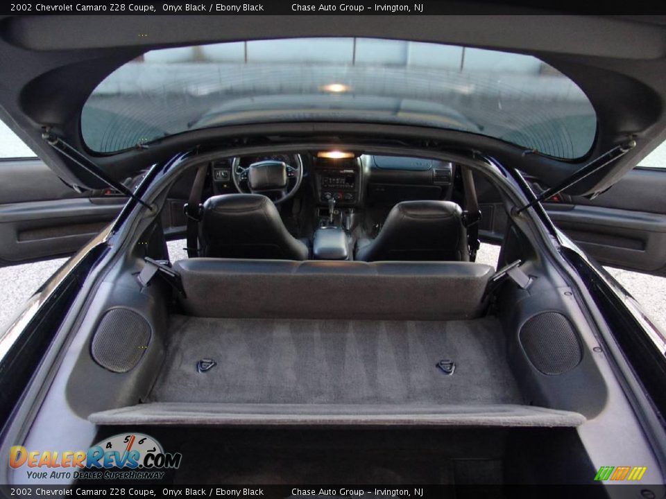 2002 Chevrolet Camaro Z28 Coupe Onyx Black / Ebony Black Photo #30