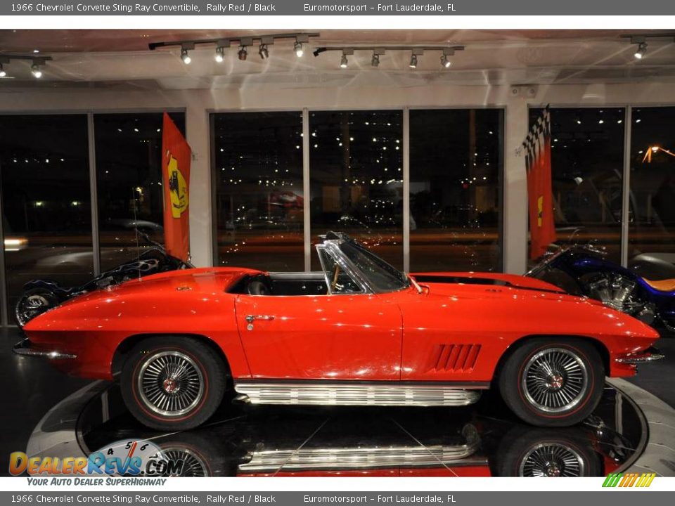 1966 Chevrolet Corvette Sting Ray Convertible Rally Red / Black Photo #43