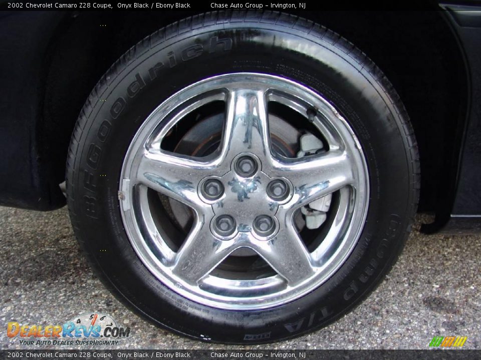 2002 Chevrolet Camaro Z28 Coupe Onyx Black / Ebony Black Photo #31
