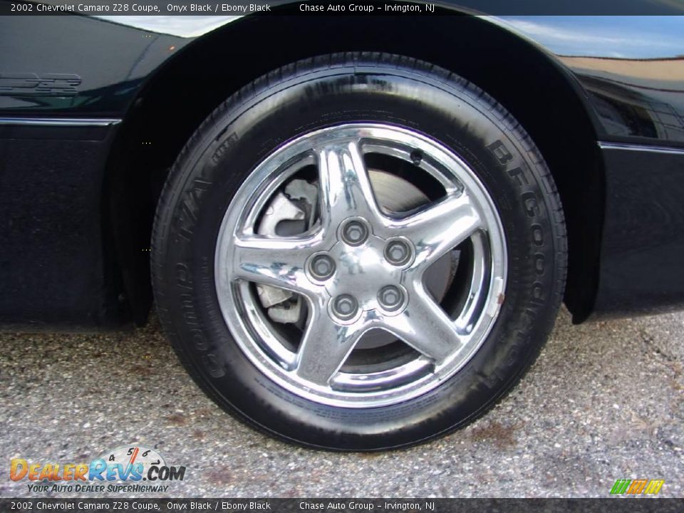 2002 Chevrolet Camaro Z28 Coupe Onyx Black / Ebony Black Photo #32