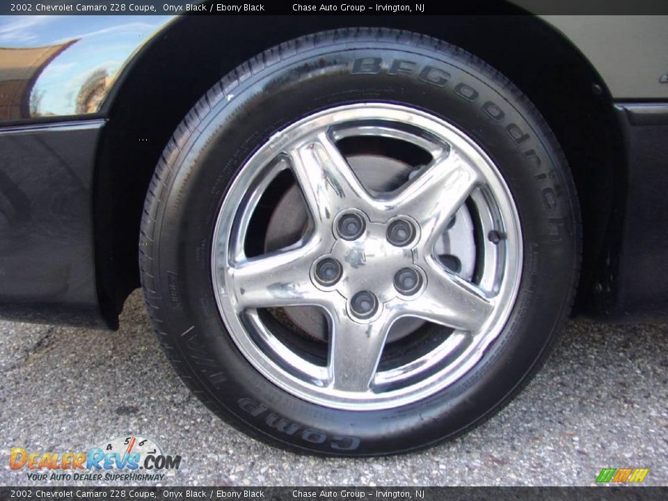 2002 Chevrolet Camaro Z28 Coupe Onyx Black / Ebony Black Photo #33