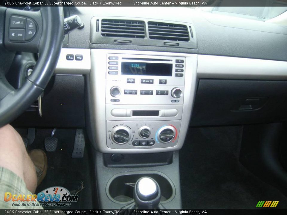 2006 Chevrolet Cobalt SS Supercharged Coupe Black / Ebony/Red Photo #23