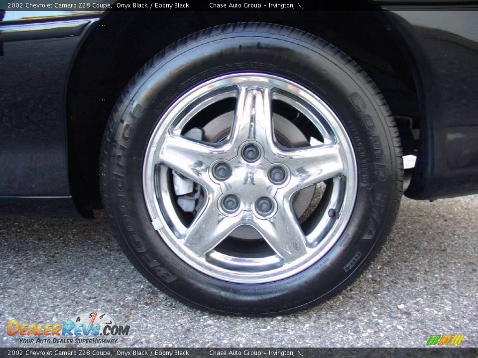 2002 Chevrolet Camaro Z28 Coupe Onyx Black / Ebony Black Photo #34