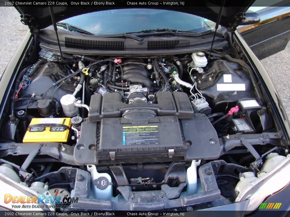 2002 Chevrolet Camaro Z28 Coupe Onyx Black / Ebony Black Photo #35