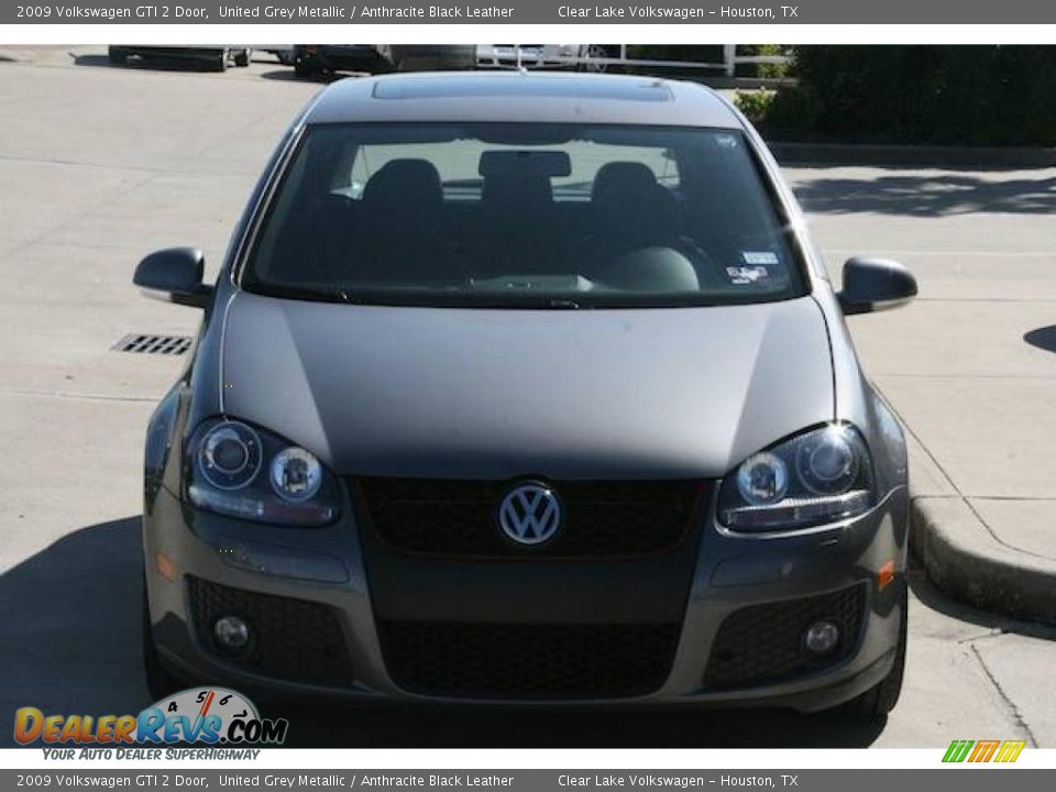 2009 Volkswagen GTI 2 Door United Grey Metallic / Anthracite Black Leather Photo #20