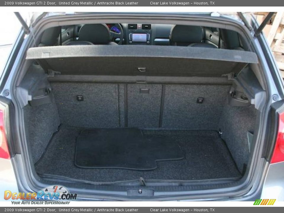 2009 Volkswagen GTI 2 Door United Grey Metallic / Anthracite Black Leather Photo #22