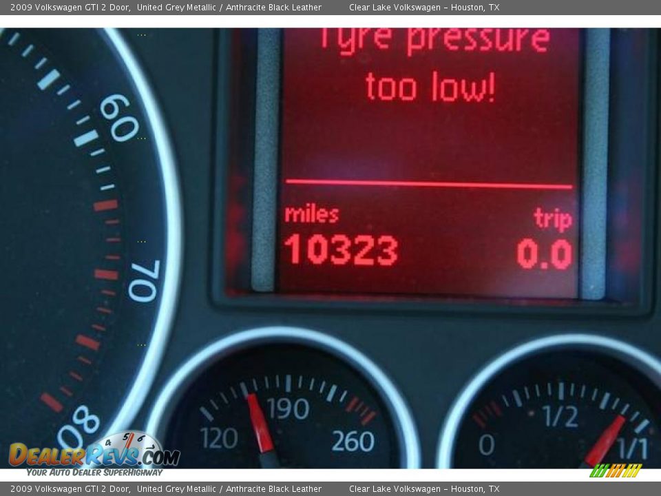 2009 Volkswagen GTI 2 Door United Grey Metallic / Anthracite Black Leather Photo #29