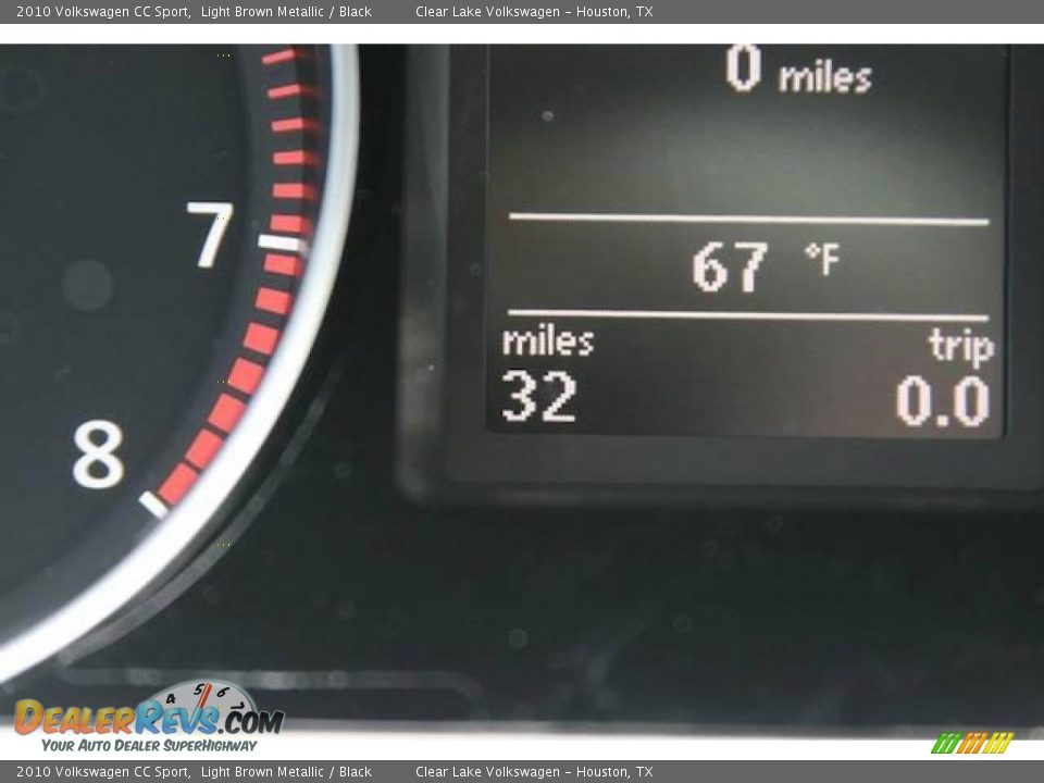 2010 Volkswagen CC Sport Light Brown Metallic / Black Photo #19