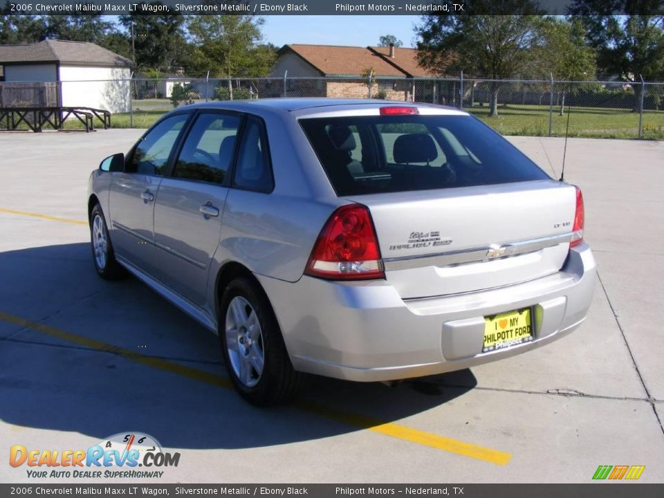 2006 Chevrolet Malibu Maxx LT Wagon Silverstone Metallic / Ebony Black Photo #5