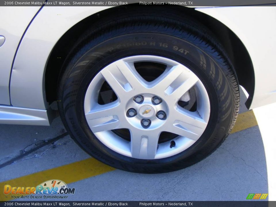 2006 Chevrolet Malibu Maxx LT Wagon Silverstone Metallic / Ebony Black Photo #13