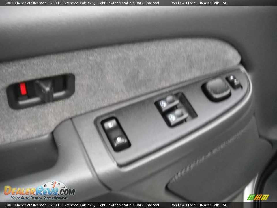 2003 Chevrolet Silverado 1500 LS Extended Cab 4x4 Light Pewter Metallic / Dark Charcoal Photo #20