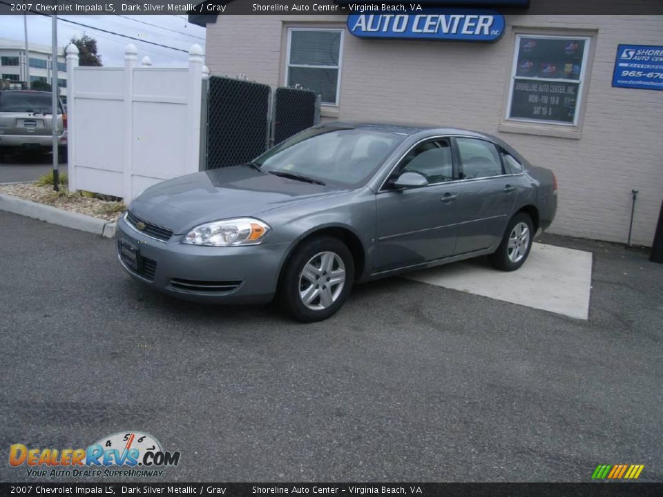 2007 Chevrolet Impala LS Dark Silver Metallic / Gray Photo #2