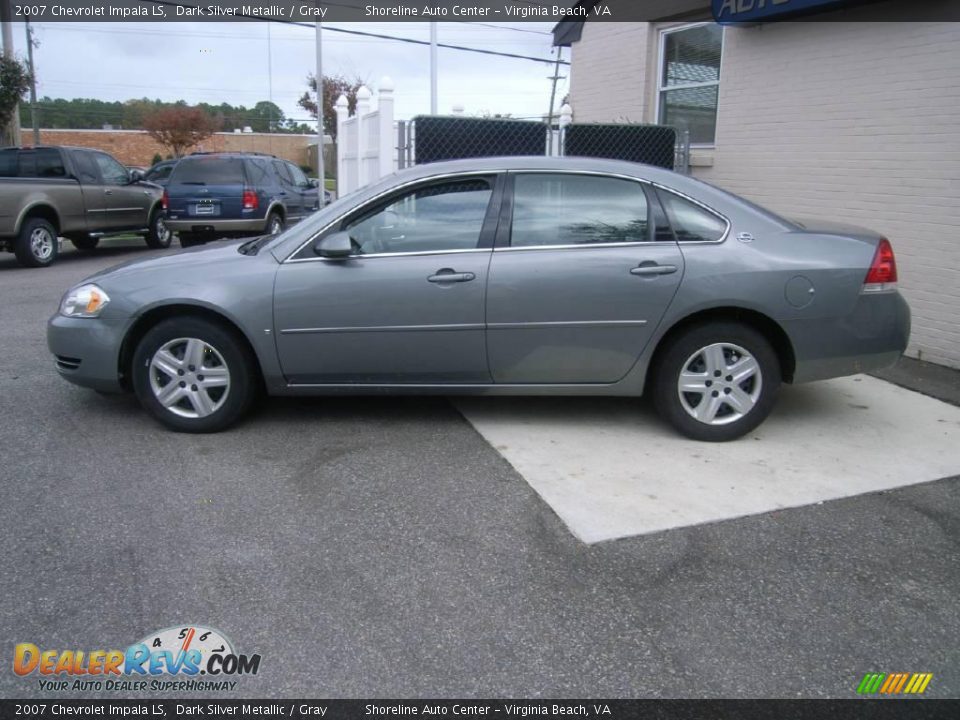 2007 Chevrolet Impala LS Dark Silver Metallic / Gray Photo #3