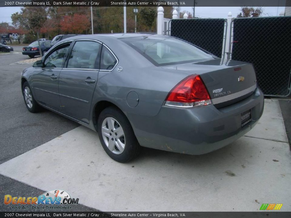 2007 Chevrolet Impala LS Dark Silver Metallic / Gray Photo #4