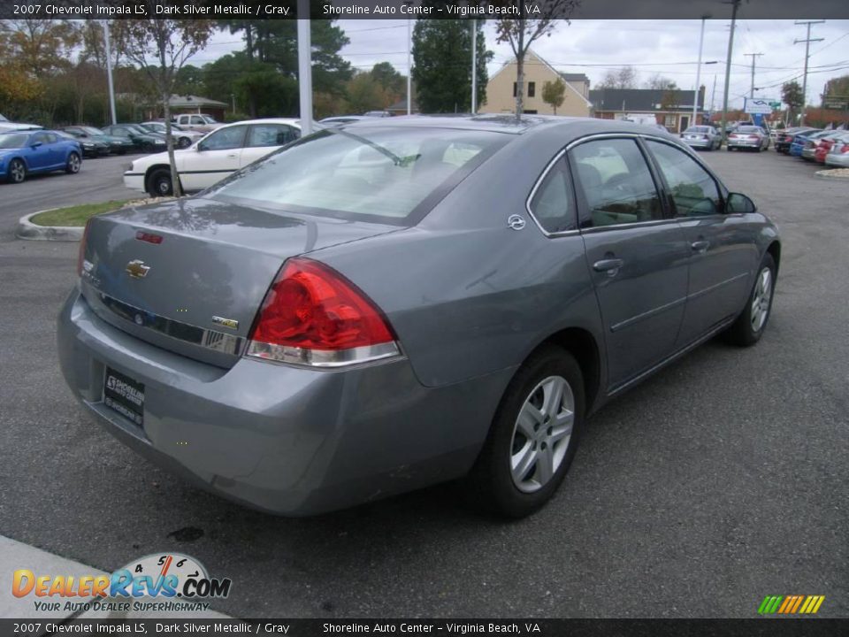 2007 Chevrolet Impala LS Dark Silver Metallic / Gray Photo #7