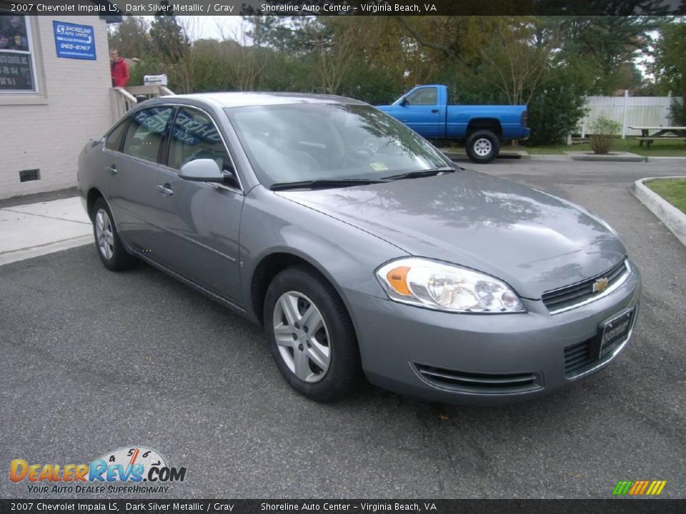 2007 Chevrolet Impala LS Dark Silver Metallic / Gray Photo #9
