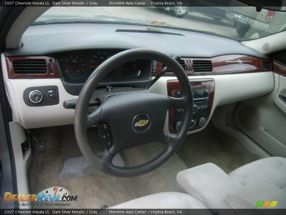 2007 Chevrolet Impala LS Dark Silver Metallic / Gray Photo #15