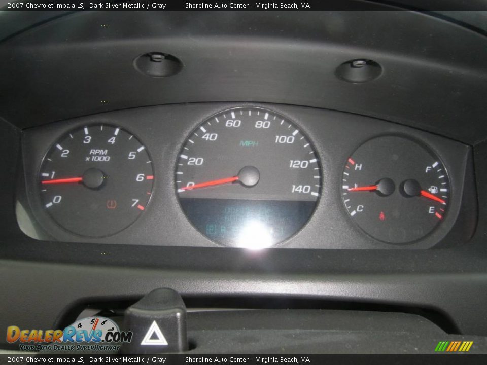 2007 Chevrolet Impala LS Dark Silver Metallic / Gray Photo #17