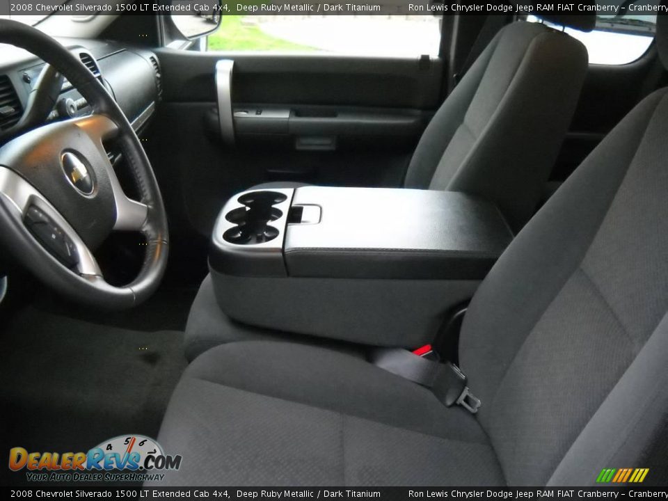 2008 Chevrolet Silverado 1500 LT Extended Cab 4x4 Deep Ruby Metallic / Dark Titanium Photo #11