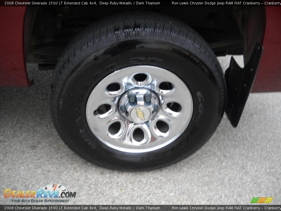 2008 Chevrolet Silverado 1500 LT Extended Cab 4x4 Deep Ruby Metallic / Dark Titanium Photo #13