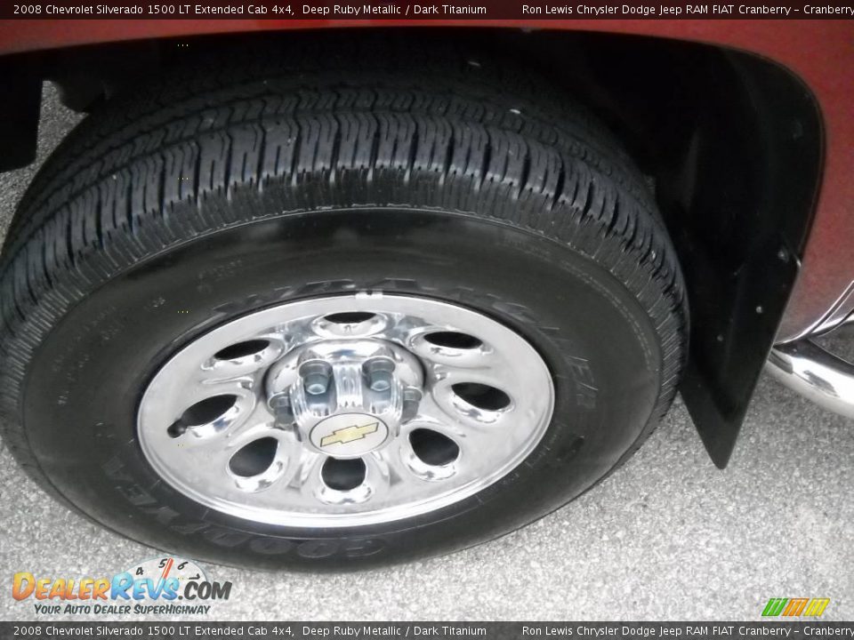 2008 Chevrolet Silverado 1500 LT Extended Cab 4x4 Deep Ruby Metallic / Dark Titanium Photo #15