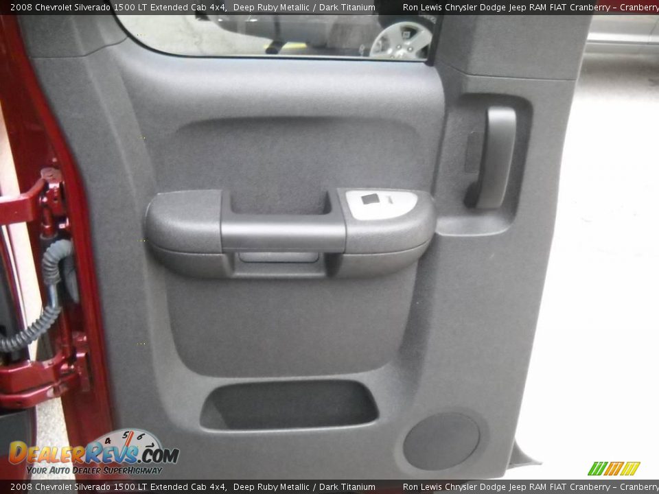 2008 Chevrolet Silverado 1500 LT Extended Cab 4x4 Deep Ruby Metallic / Dark Titanium Photo #17
