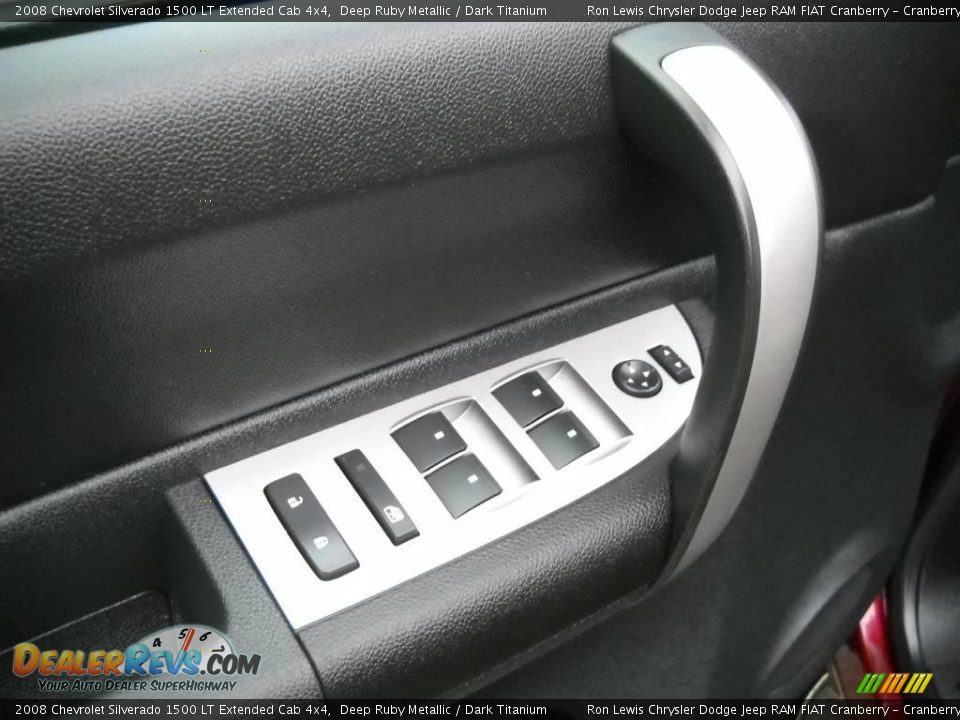 2008 Chevrolet Silverado 1500 LT Extended Cab 4x4 Deep Ruby Metallic / Dark Titanium Photo #20