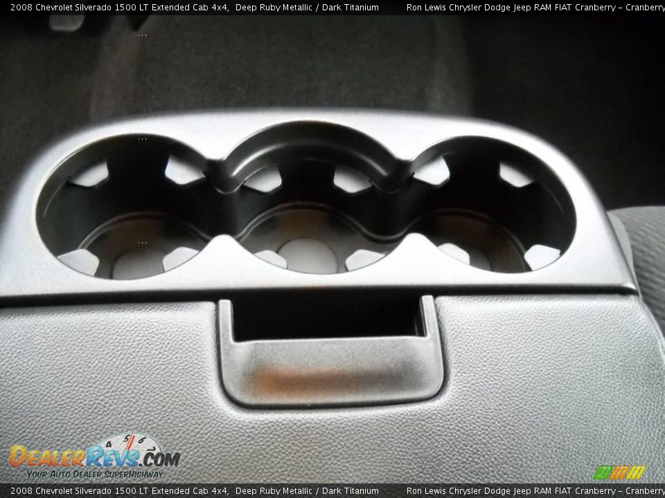 2008 Chevrolet Silverado 1500 LT Extended Cab 4x4 Deep Ruby Metallic / Dark Titanium Photo #22