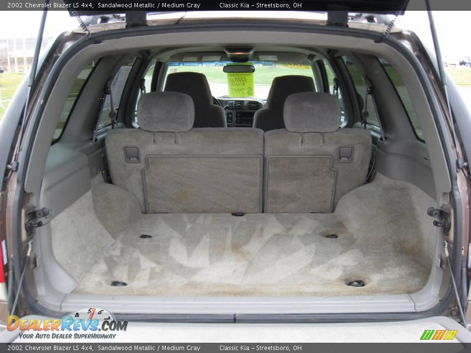 2002 Chevrolet Blazer LS 4x4 Sandalwood Metallic / Medium Gray Photo #13