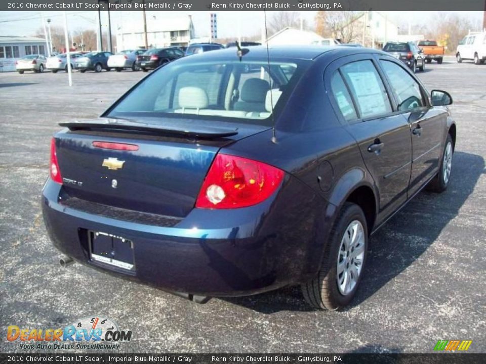 2010 Chevrolet Cobalt LT Sedan Imperial Blue Metallic / Gray Photo #3