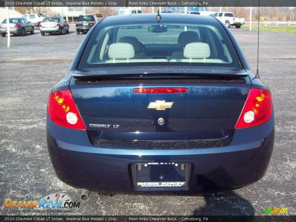 2010 Chevrolet Cobalt LT Sedan Imperial Blue Metallic / Gray Photo #7