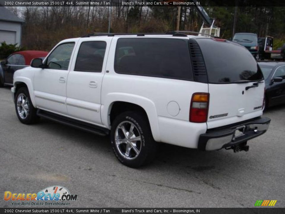 2002 Chevrolet Suburban 1500 LT 4x4 Summit White / Tan Photo #2