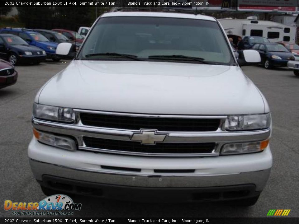 2002 Chevrolet Suburban 1500 LT 4x4 Summit White / Tan Photo #9