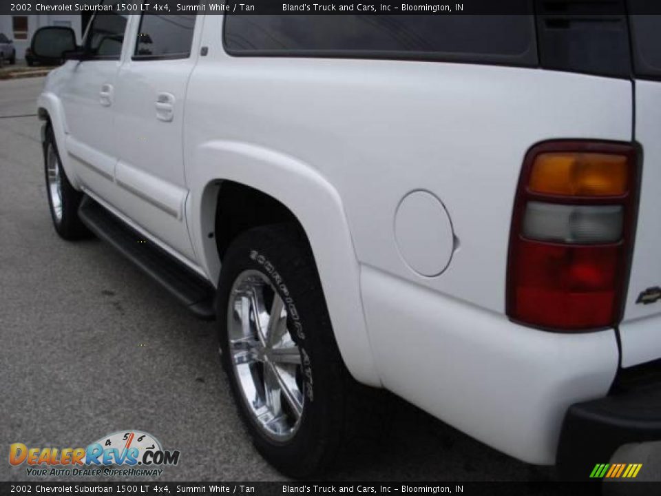 2002 Chevrolet Suburban 1500 LT 4x4 Summit White / Tan Photo #14