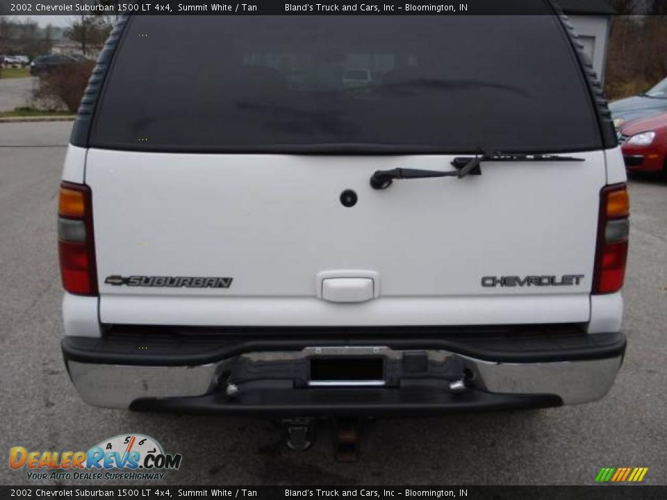 2002 Chevrolet Suburban 1500 LT 4x4 Summit White / Tan Photo #15