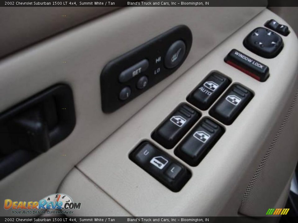 2002 Chevrolet Suburban 1500 LT 4x4 Summit White / Tan Photo #20