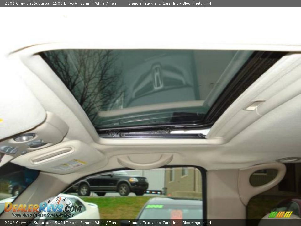 2002 Chevrolet Suburban 1500 LT 4x4 Summit White / Tan Photo #33