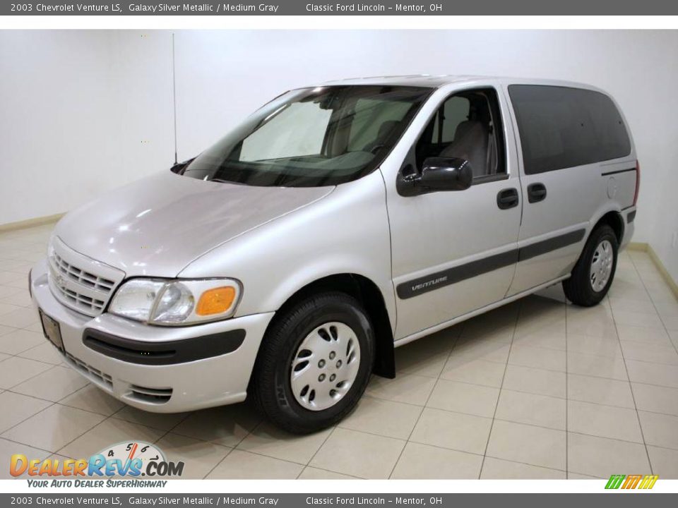 2003 Chevrolet Venture LS Galaxy Silver Metallic / Medium Gray Photo #3
