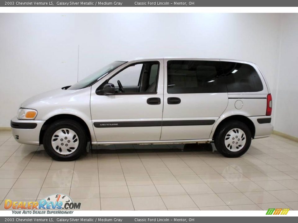 2003 Chevrolet Venture LS Galaxy Silver Metallic / Medium Gray Photo #4