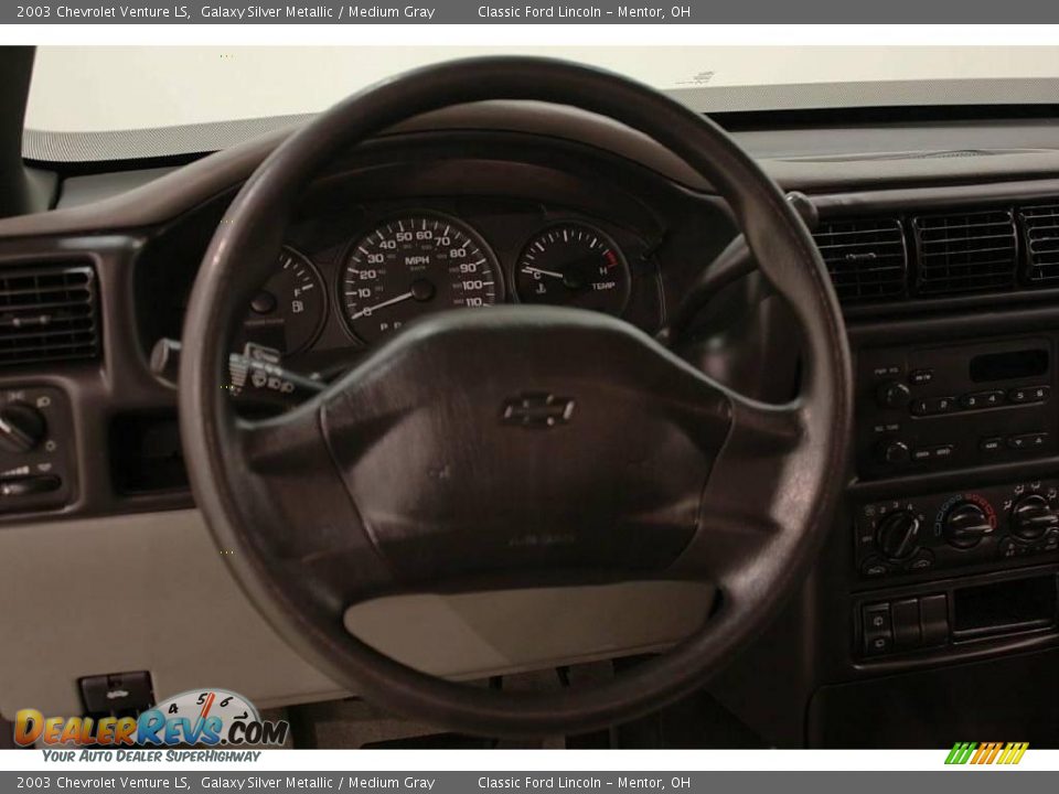 2003 Chevrolet Venture LS Galaxy Silver Metallic / Medium Gray Photo #9