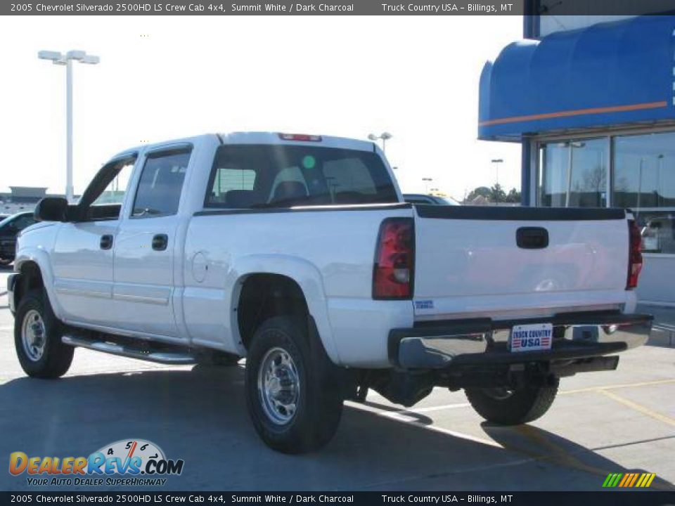 2005 Chevrolet Silverado 2500HD LS Crew Cab 4x4 Summit White / Dark Charcoal Photo #5