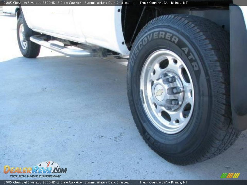 2005 Chevrolet Silverado 2500HD LS Crew Cab 4x4 Summit White / Dark Charcoal Photo #6