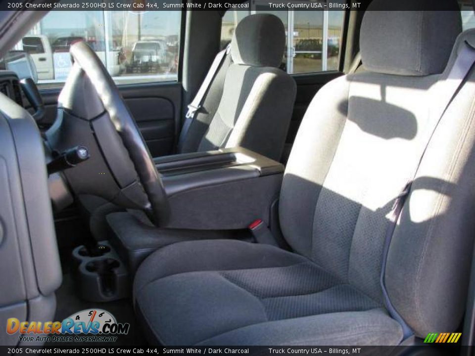 2005 Chevrolet Silverado 2500HD LS Crew Cab 4x4 Summit White / Dark Charcoal Photo #9