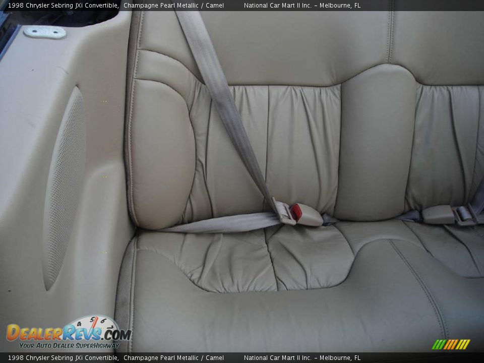 1998 Chrysler Sebring JXi Convertible Champagne Pearl Metallic / Camel Photo #26