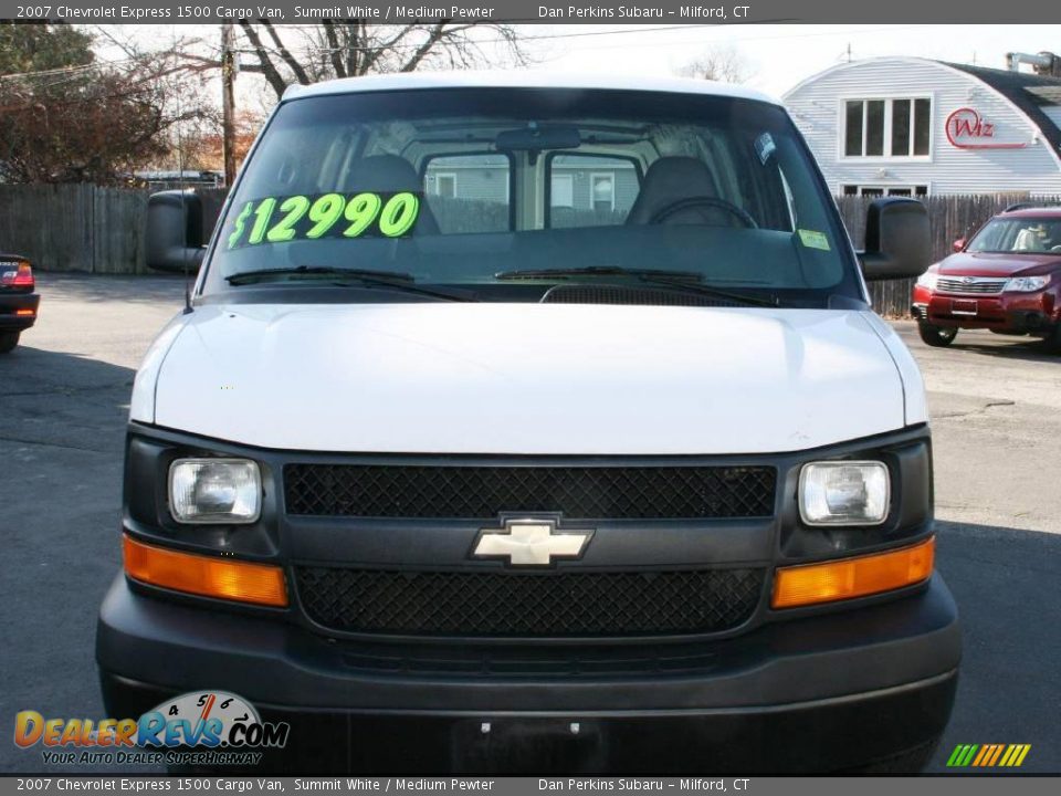 2007 Chevrolet Express 1500 Cargo Van Summit White / Medium Pewter Photo #2