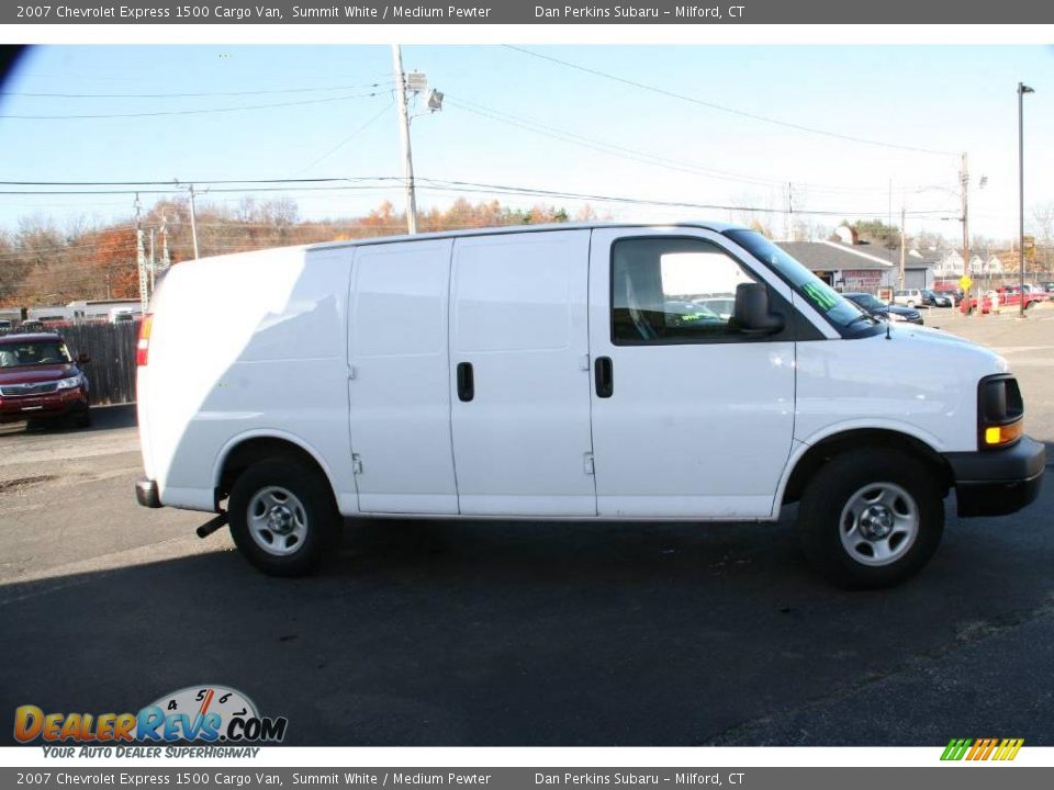 2007 Chevrolet Express 1500 Cargo Van Summit White / Medium Pewter Photo #4